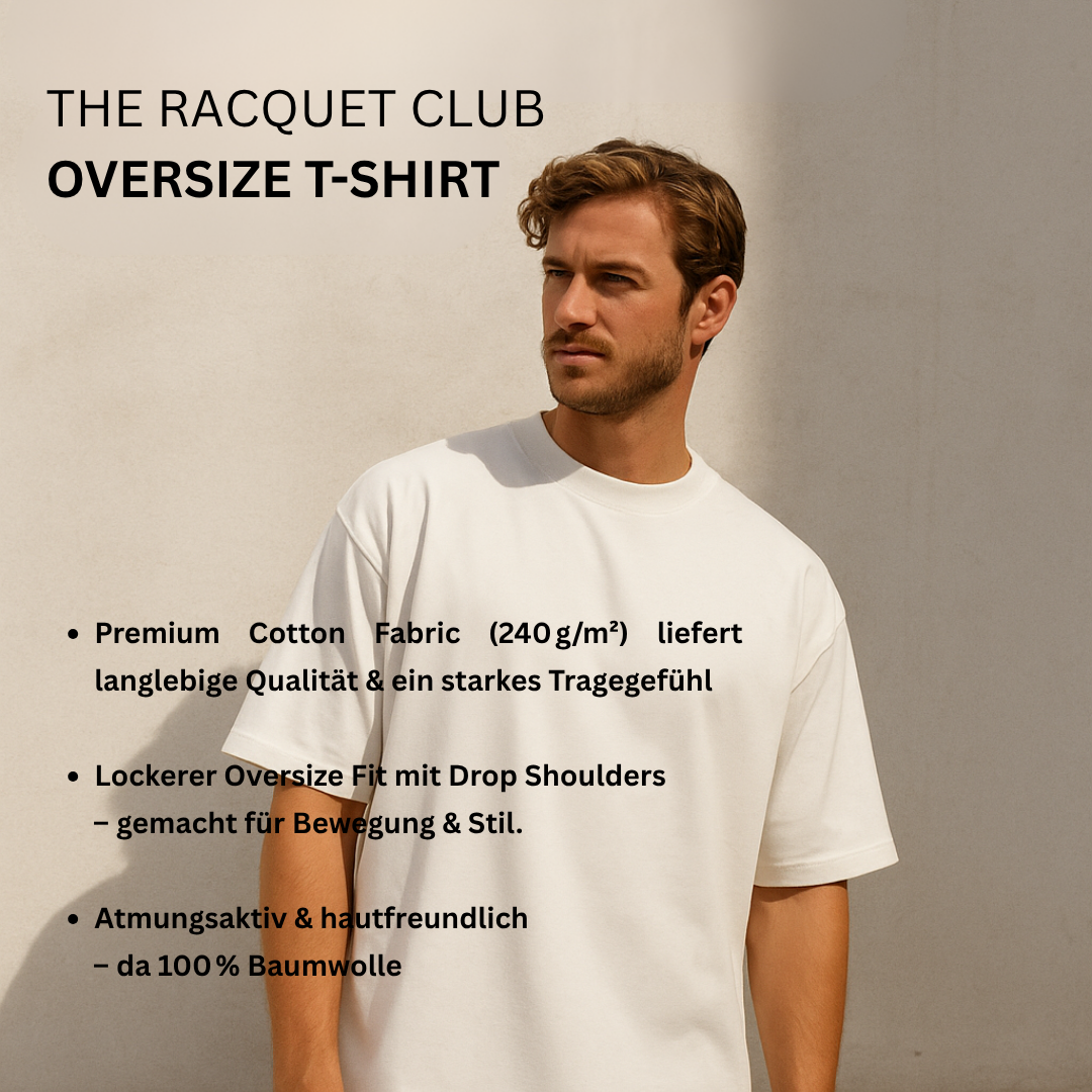 Oversize T-Shirt "SERVE & SIP"