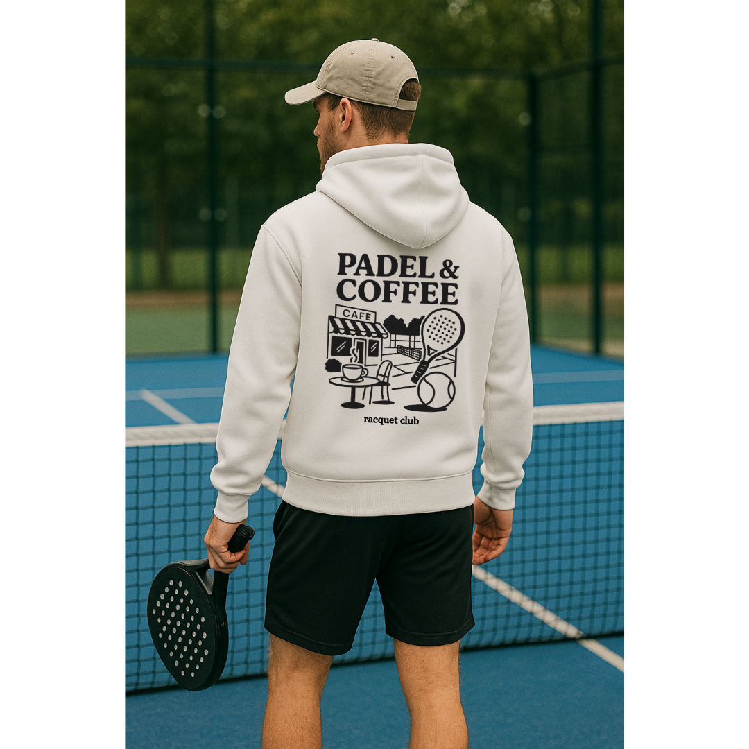 Oversize Hoodie "Padel & Coffee"