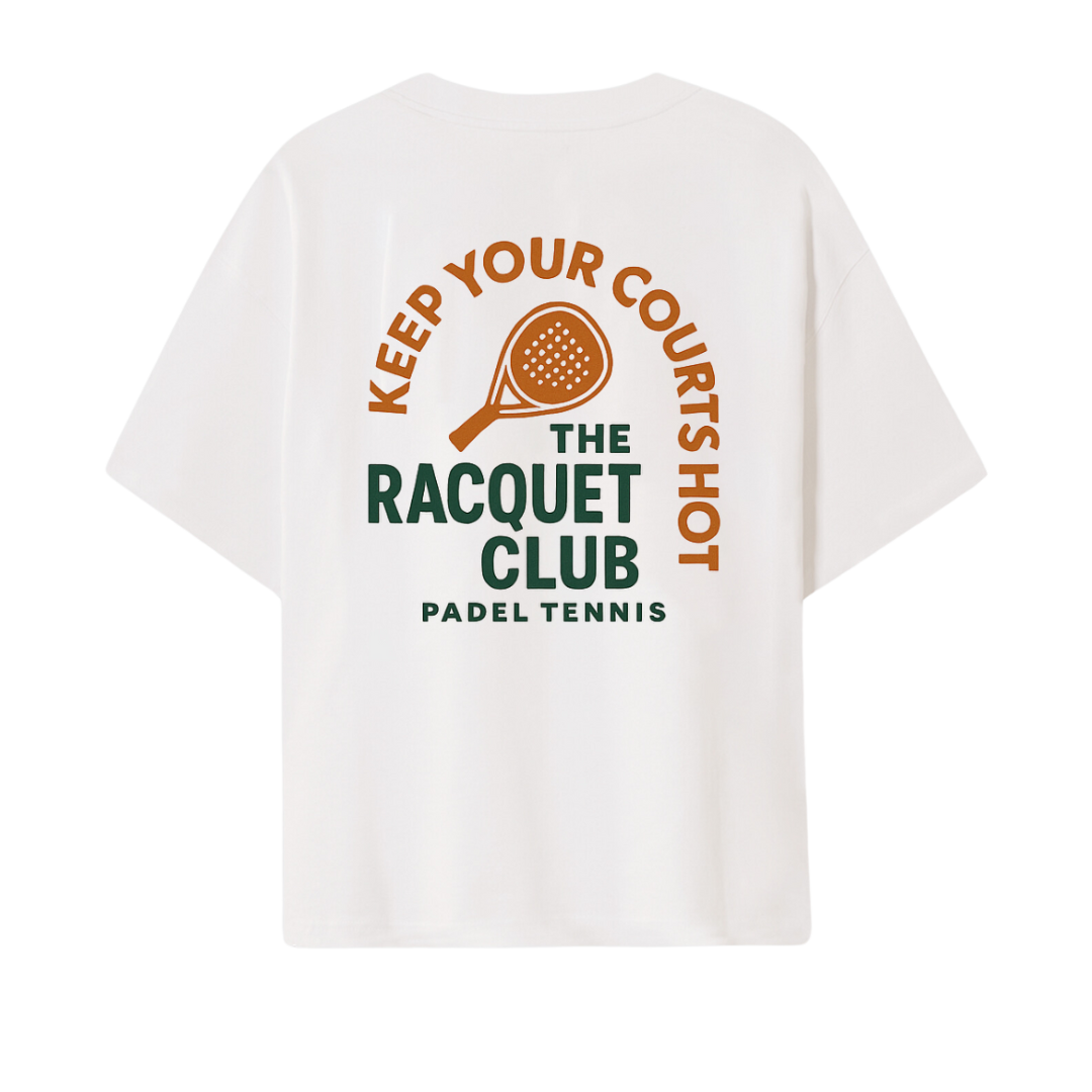 Oversize T-Shirt "Padel Racquet"
