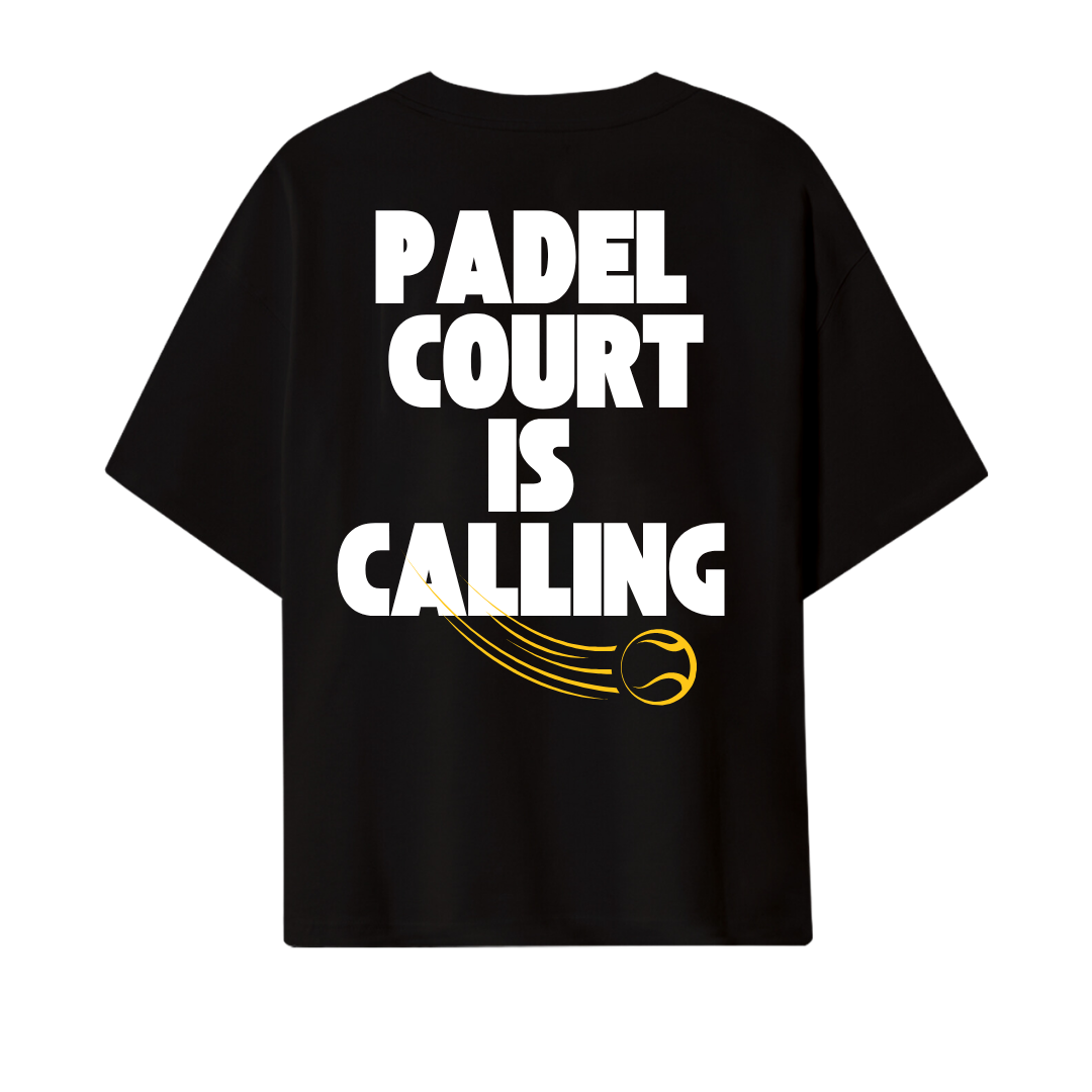 Oversize T-Shirt "Padel Court is Calling"