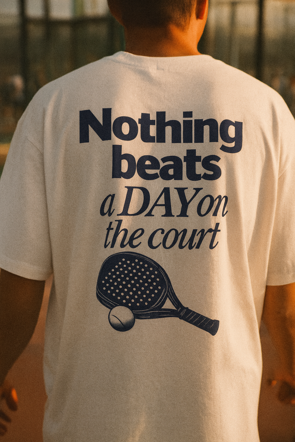 Oversize T-Shirt "Nothing beats on Court"