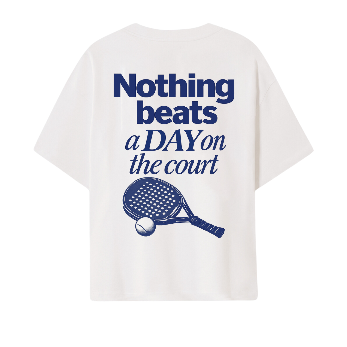 Oversize T-Shirt "Nothing beats on Court"