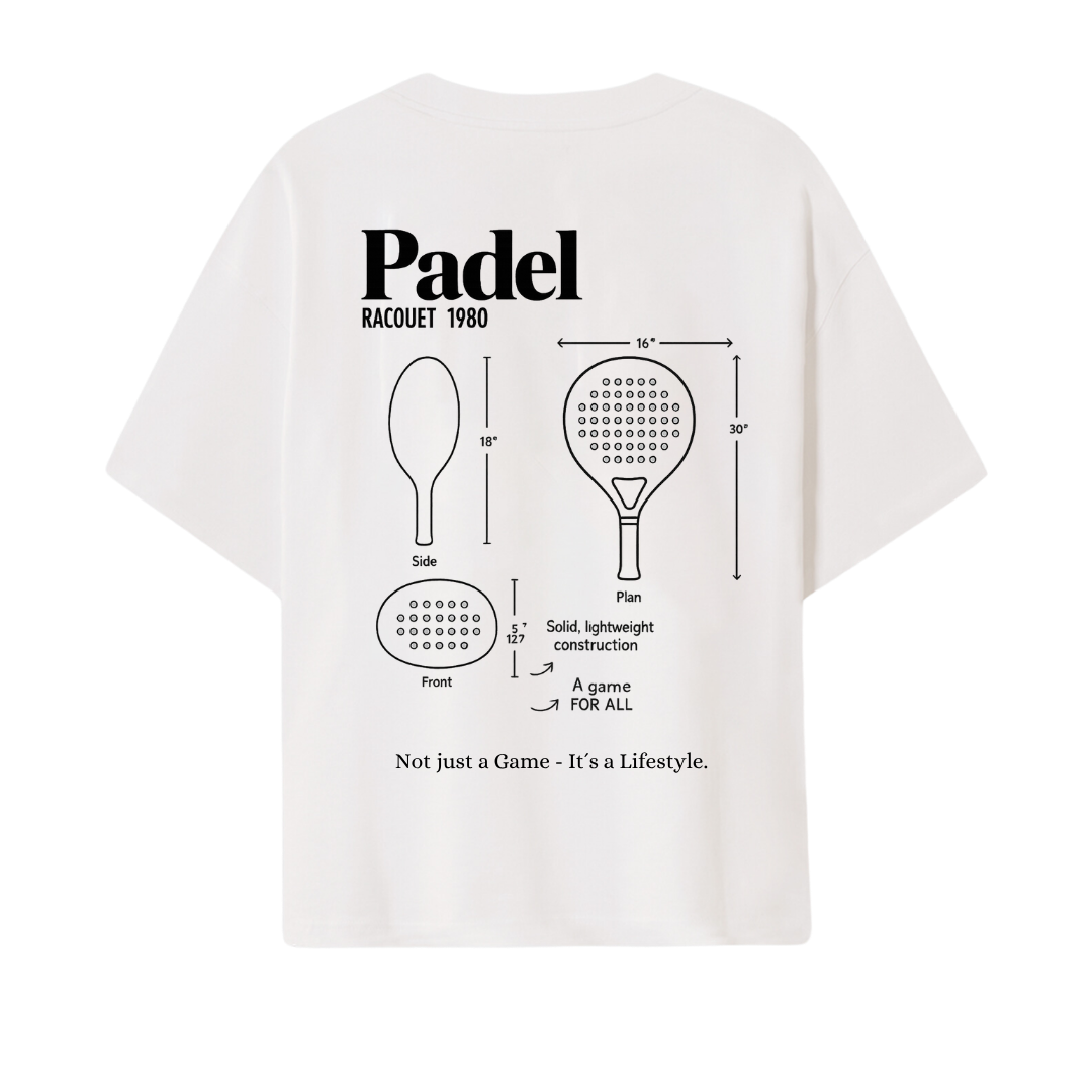 Oversize T-Shirt "Padel Construction"