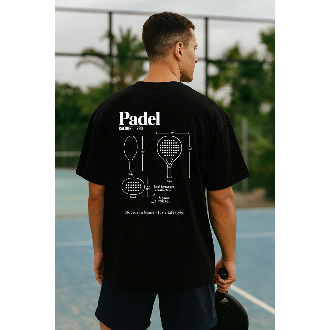 Oversize T-Shirt "Padel Construction"