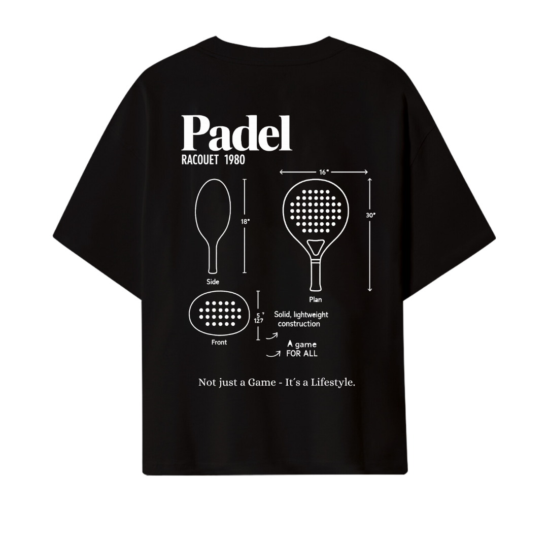 Oversize T-Shirt "Padel Construction"