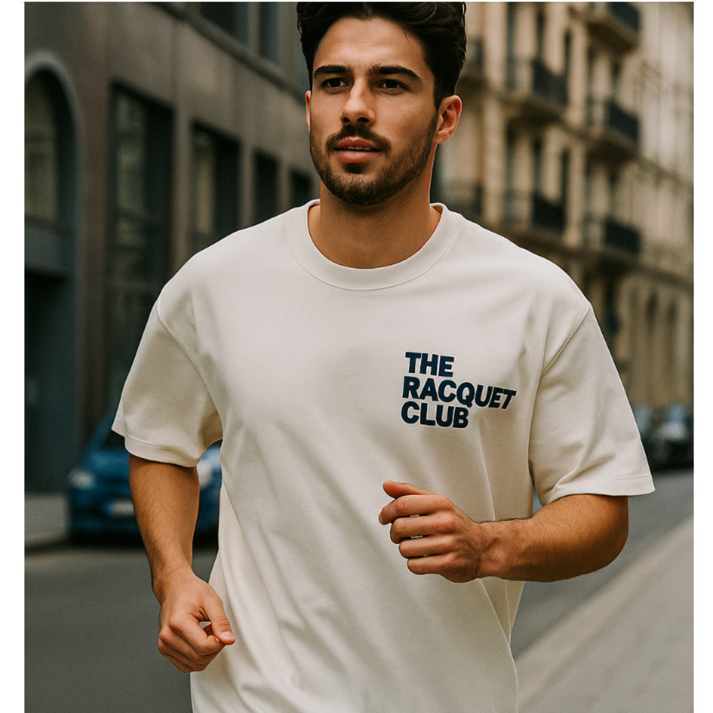 Oversize T-Shirt "THE RACQUET CLUB"