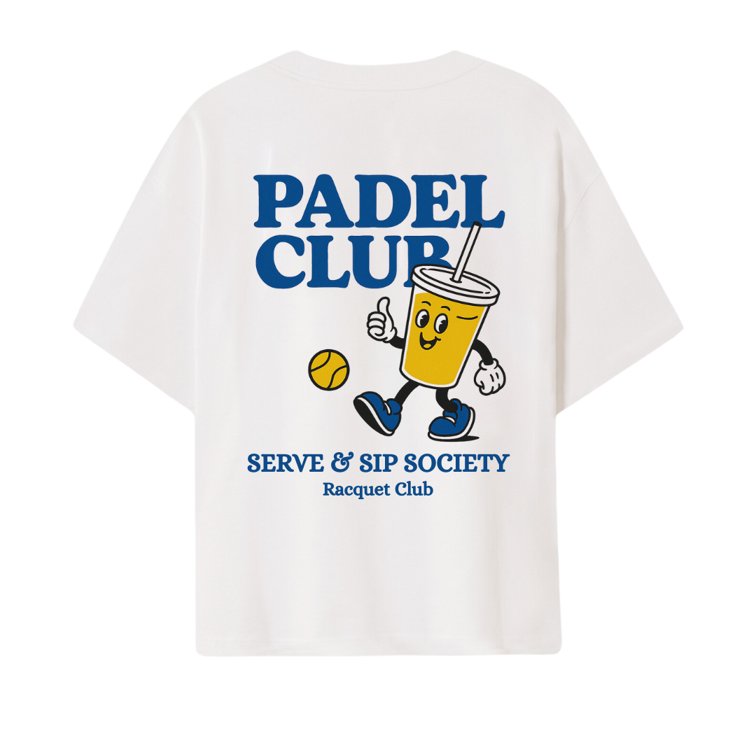 Oversize T-Shirt SERVE & SIP Society
