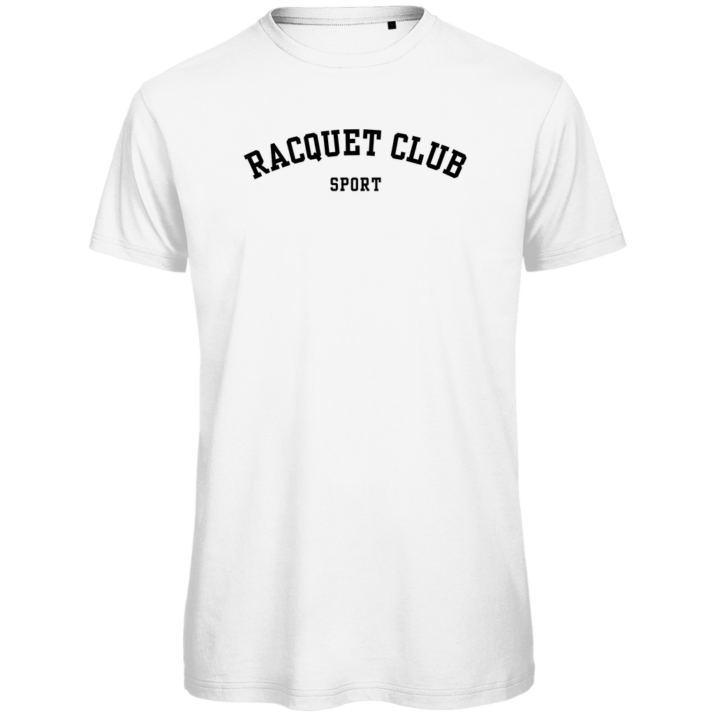 Basic Herren T-Shirt aus Bio-Baumwolle "Racquet Club""