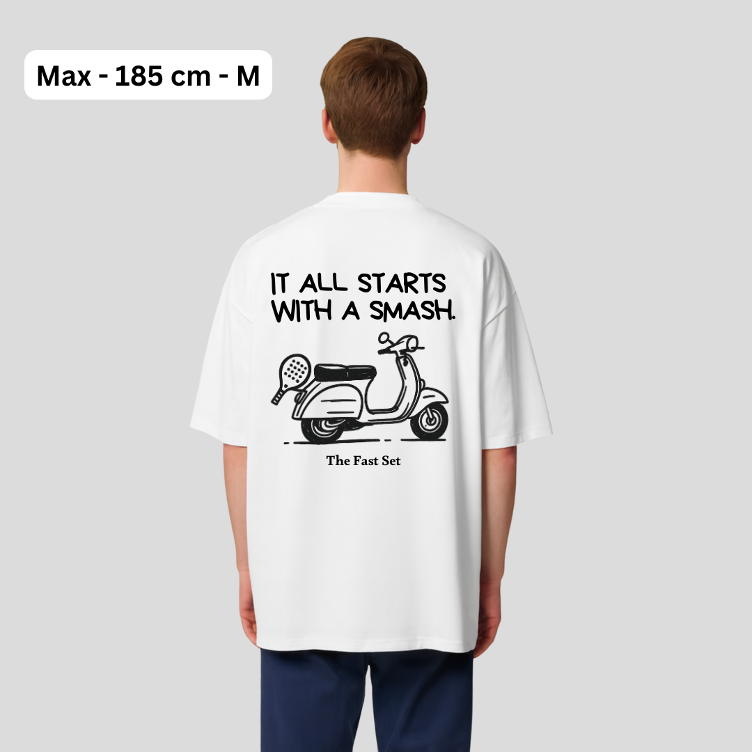 Premium Oversize T-Shirt - EXCLUSIVE "FAST SET PADEL SMASH" EDITION