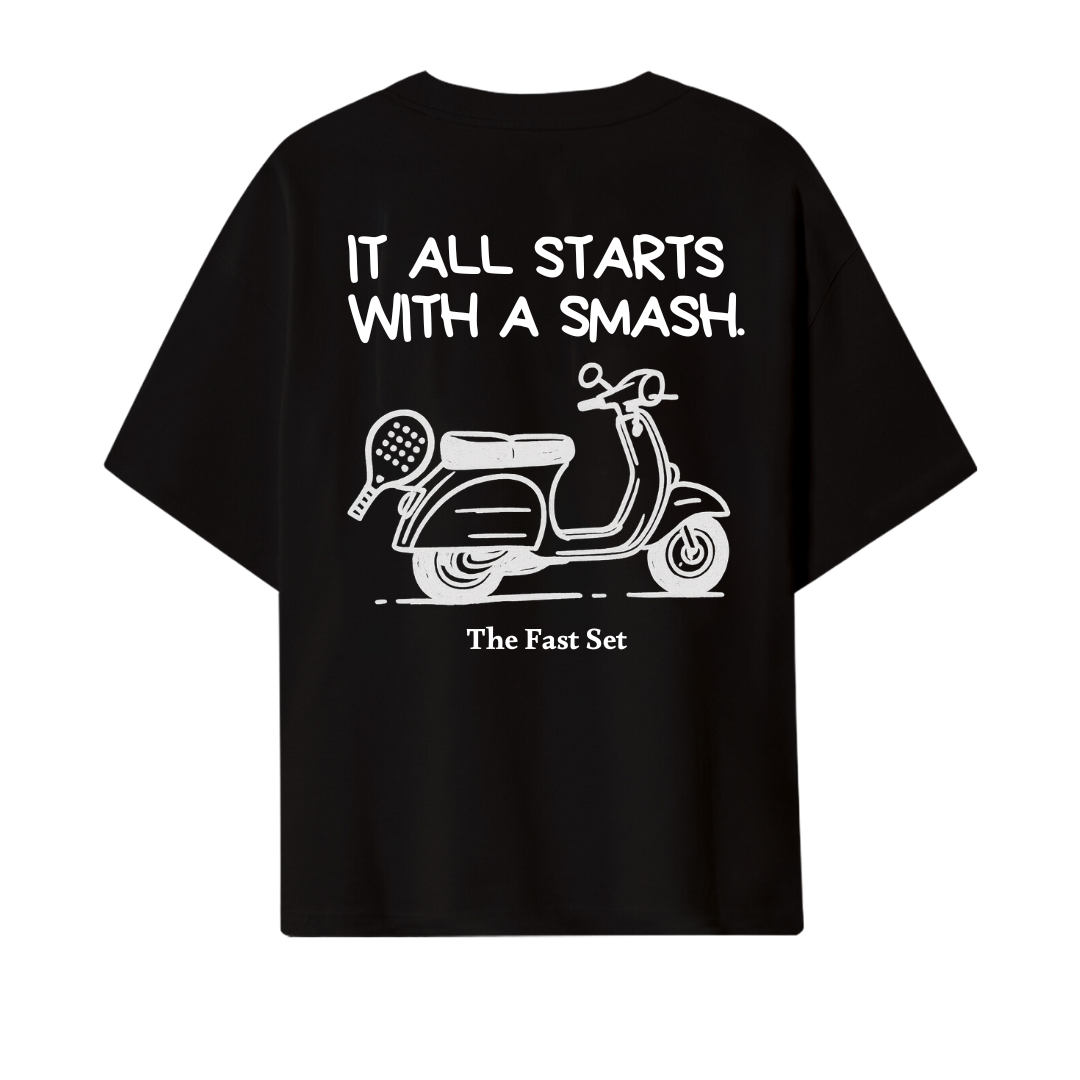 Premium Oversize T-Shirt - EXCLUSIVE "FAST SET PADEL SMASH" EDITION