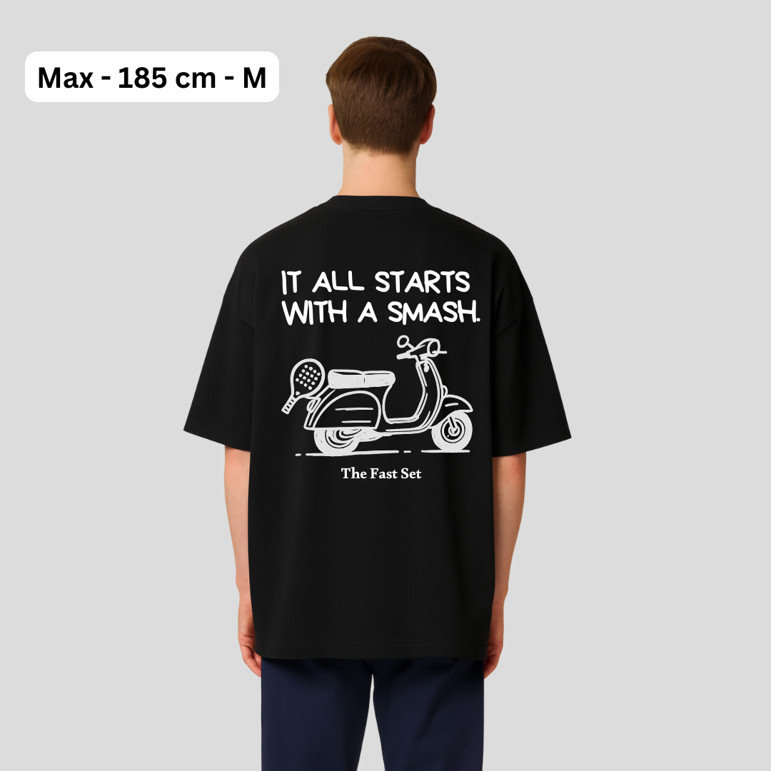 Premium Oversize T-Shirt - EXCLUSIVE "FAST SET PADEL SMASH" EDITION