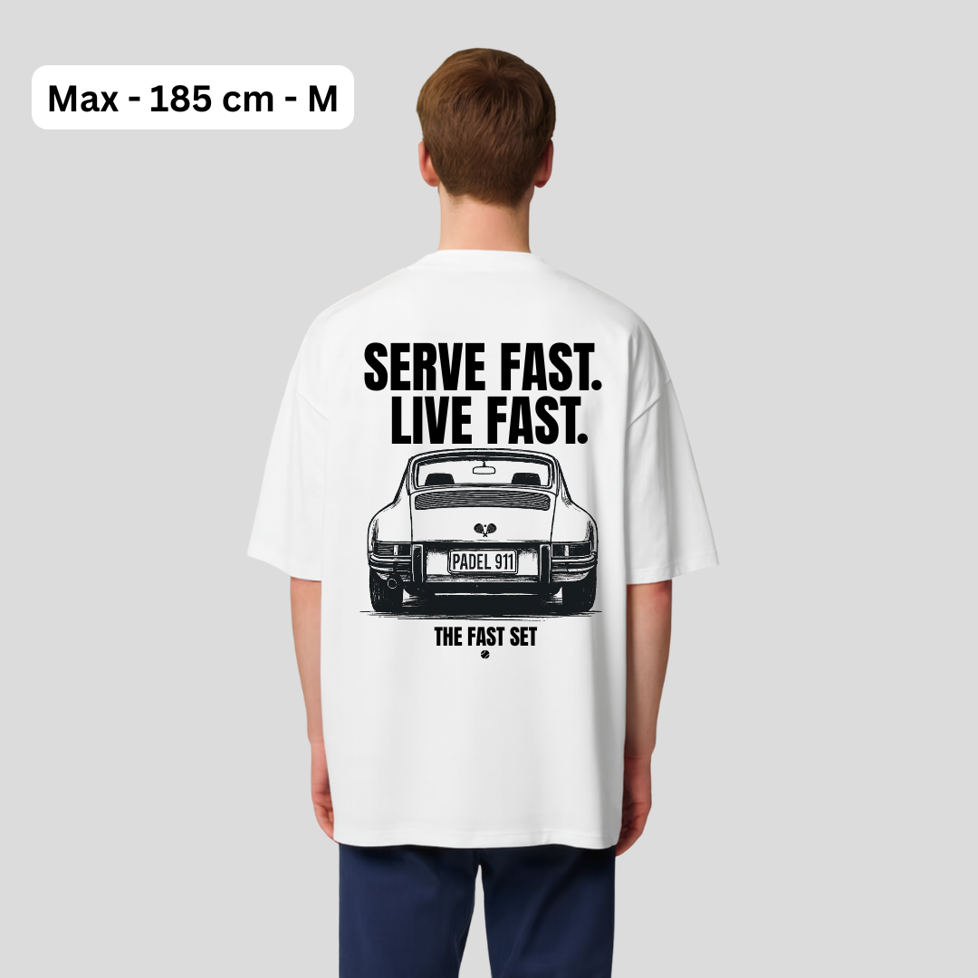 Premium Oversize T-Shirt - EXCLUSIVE "FAST SET SERVE FAST" EDITION