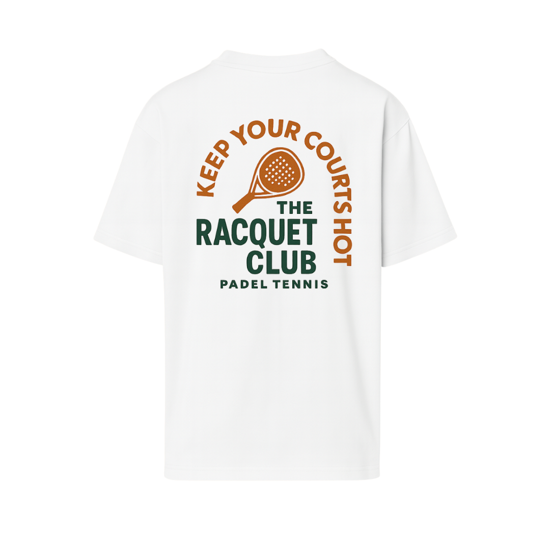 Oversize T-Shirt "Padel Racquet"