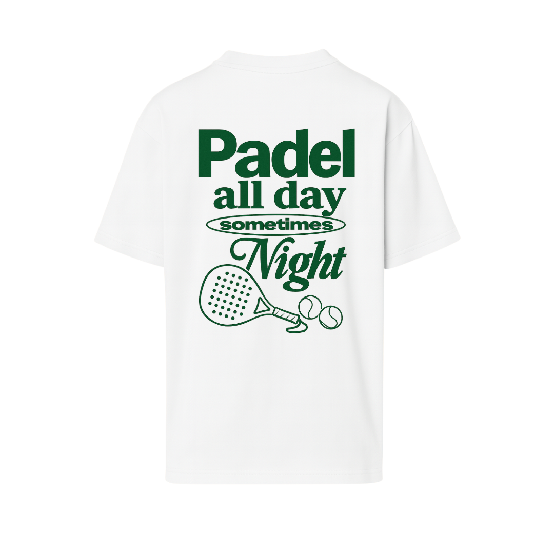 Oversized T-shirt "Padel All Day"