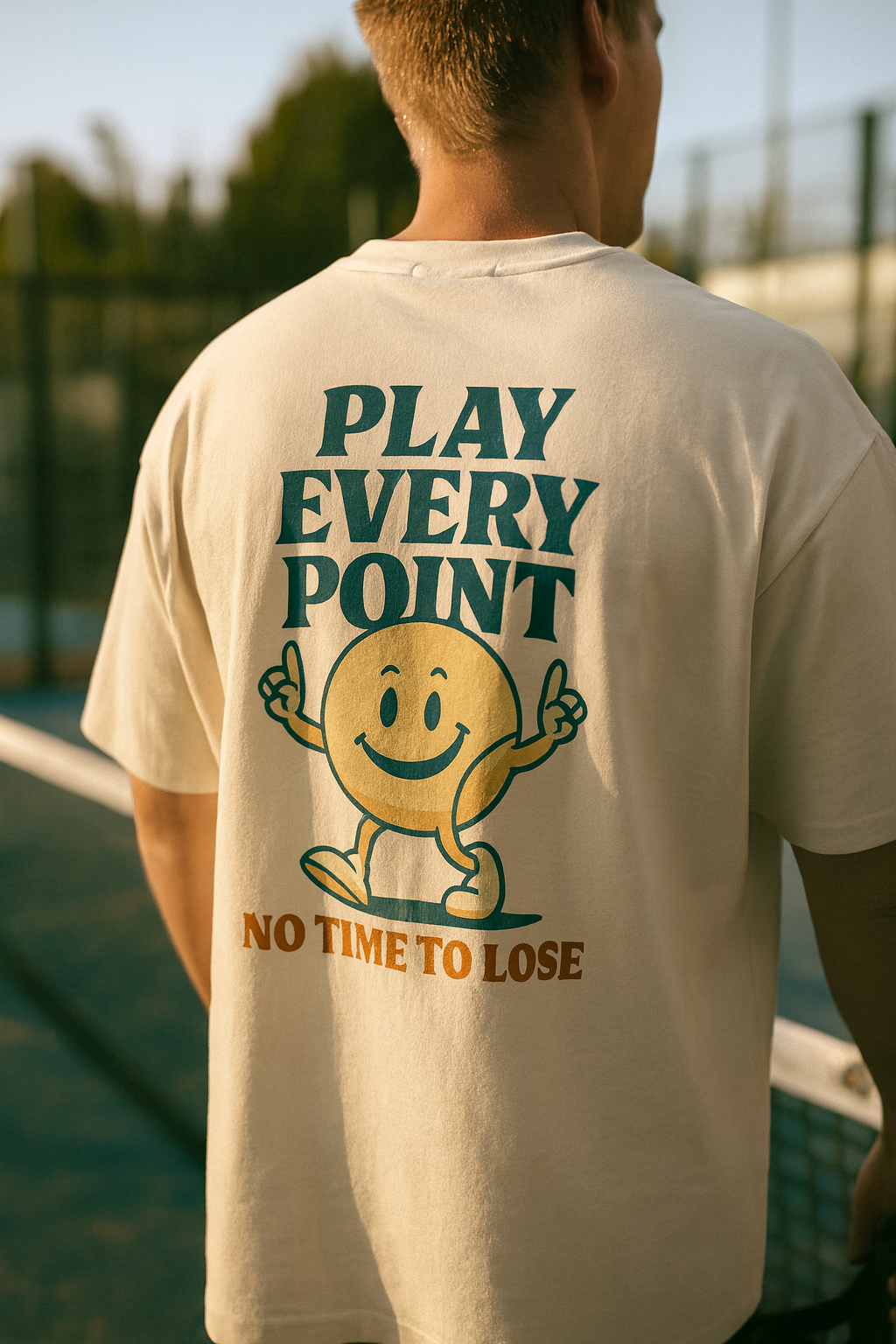 Oversize T-Shirt "NO TIME TO LOSE"