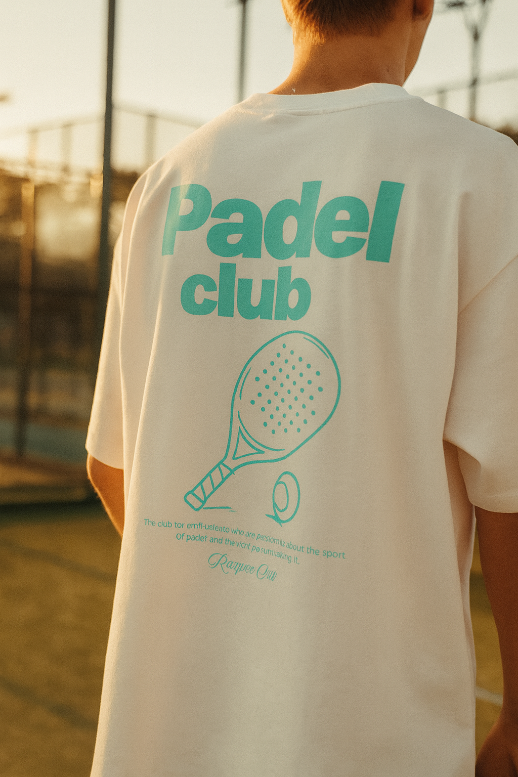 Oversize T-Shirt "Padel Club"