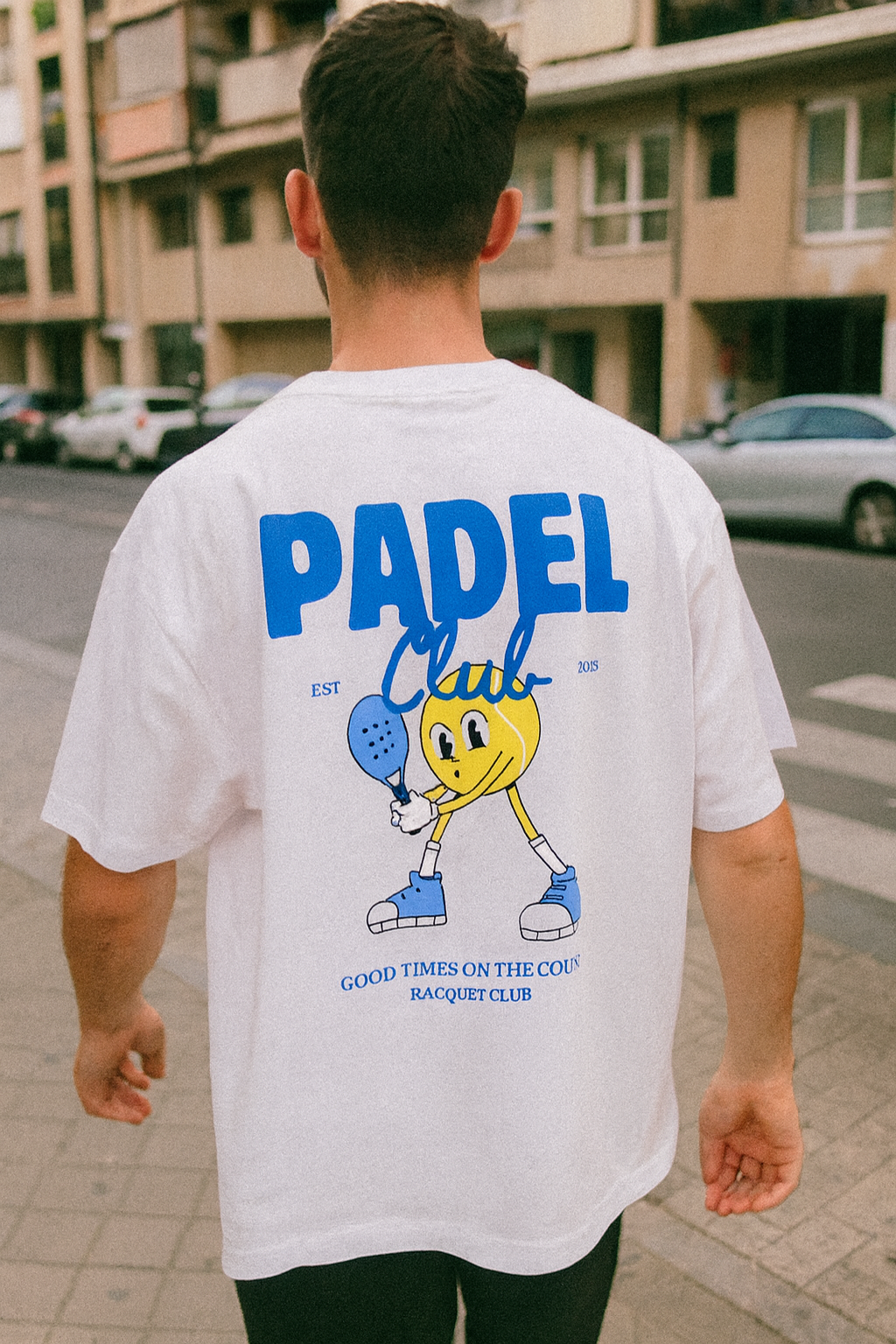Oversize T-Shirt "Padel Club Good Times"