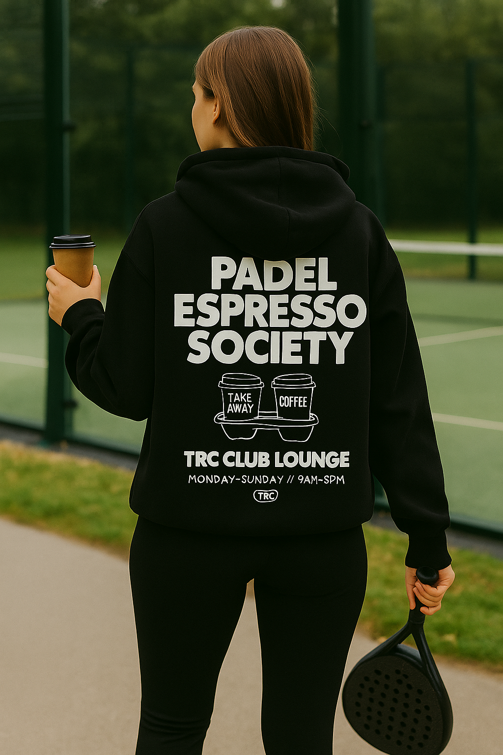 Oversize Hoodie "Padel Espresso Club"