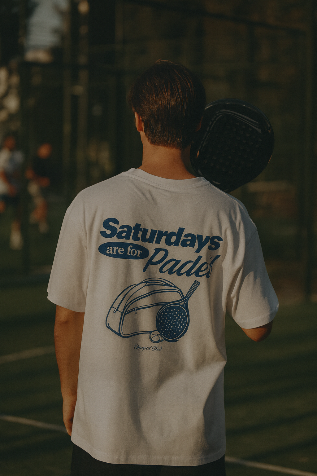 Oversize T-Shirt "Saturdays Padel"