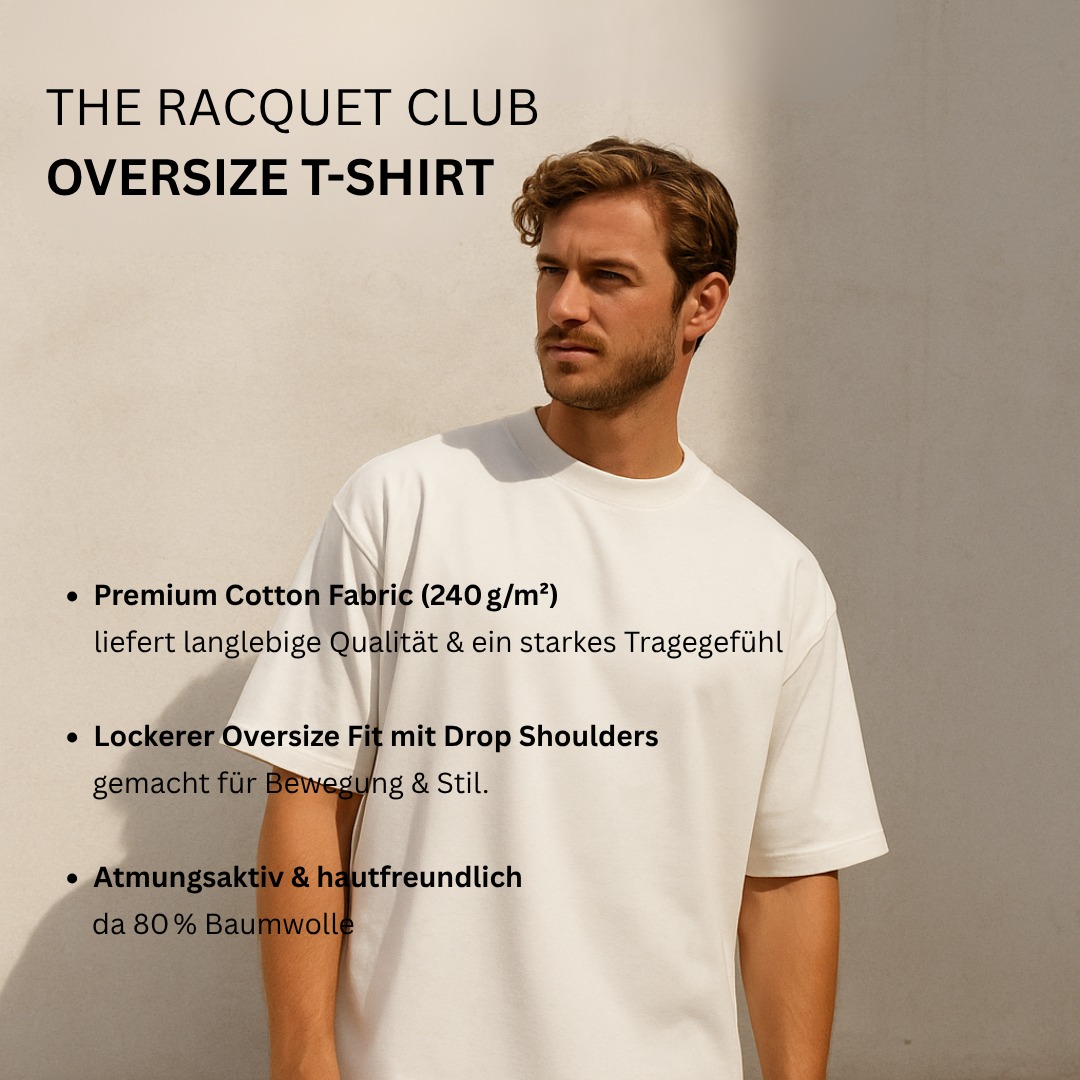 Premium oversized t-shirt PADEL MODE ON