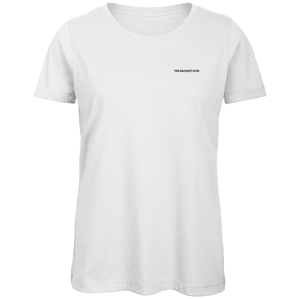 Basic Damen T-Shirt aus Bio-Baumwolle "Racquet Club"