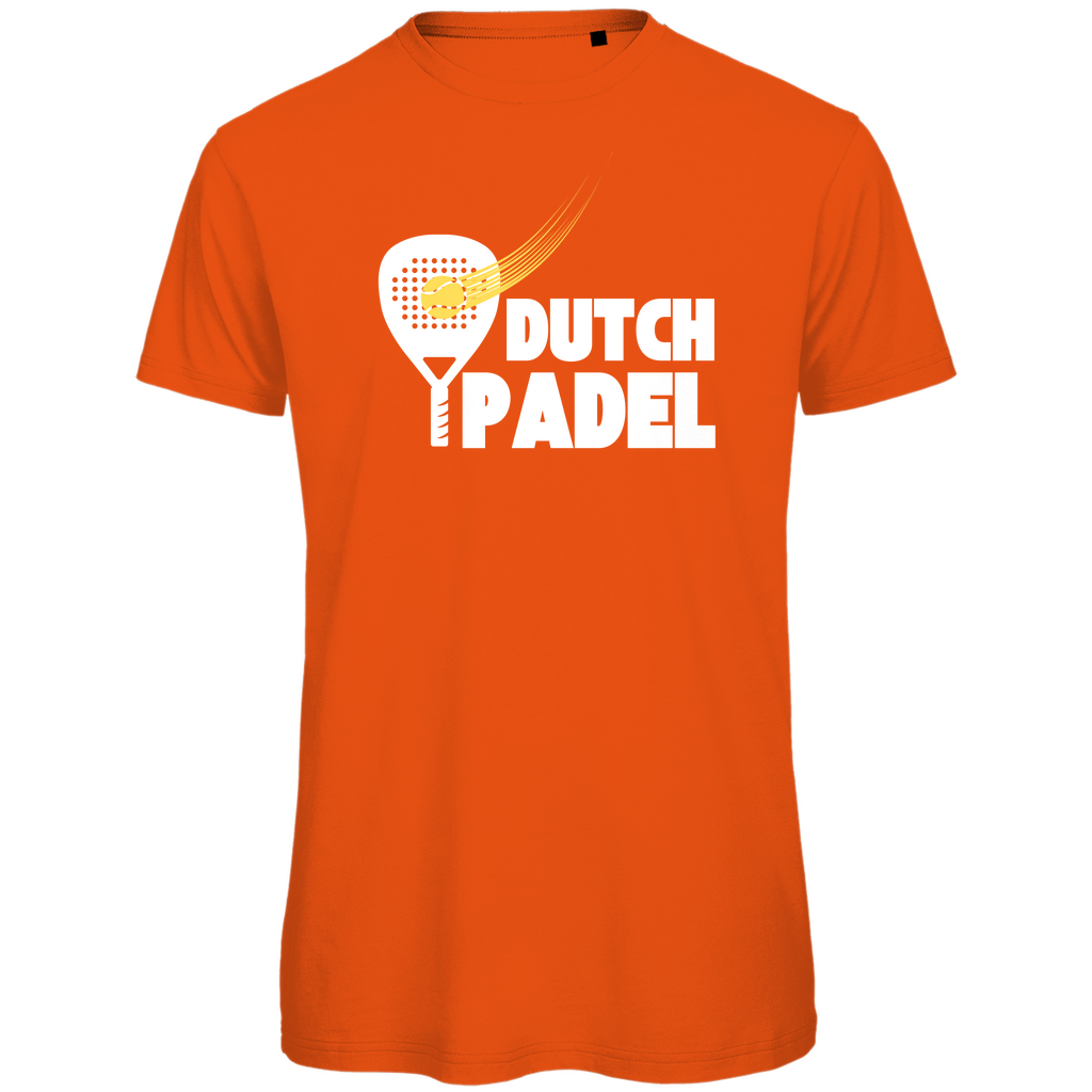 Basic Herren T-Shirt aus Bio-Baumwolle "Dutch Padel"