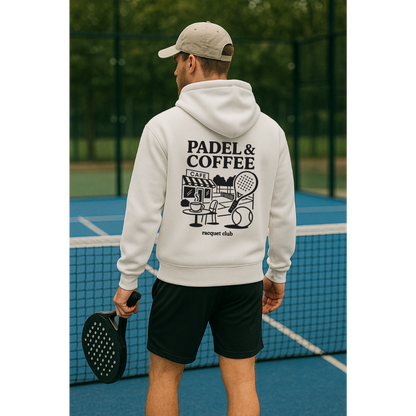 Oversize Hoodie "Padel & Coffee"