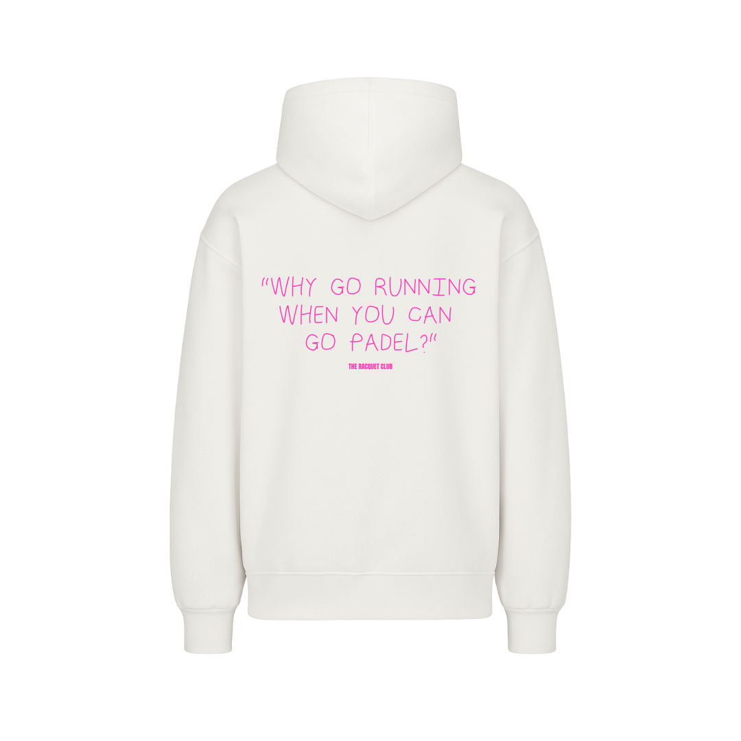 Oversized hoodie WHY GO RUNNING