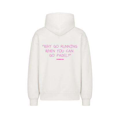 Oversized hoodie WHY GO RUNNING