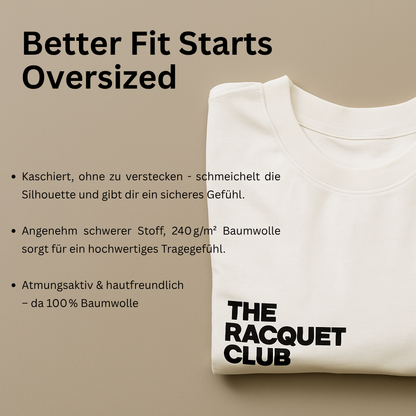 Oversize T-Shirt "Racquet Club"
