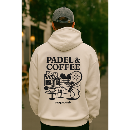 Oversize Hoodie "Padel & Coffee"