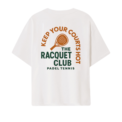 Oversize T-Shirt "Padel Racquet"