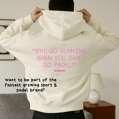 Oversized hoodie WHY GO RUNNING