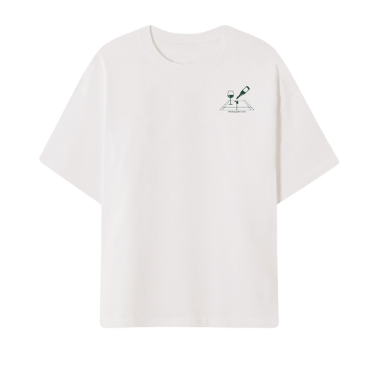 Oversize T-Shirt "SERVE & SIP"