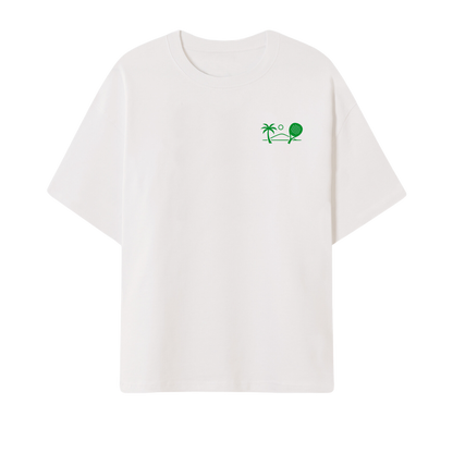 Oversize T-Shirt "Padel Palmen"