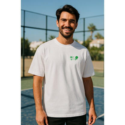 Oversize T-Shirt "Padel Palmen"