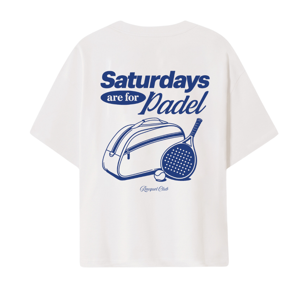 Oversize T-Shirt "Saturdays Padel"