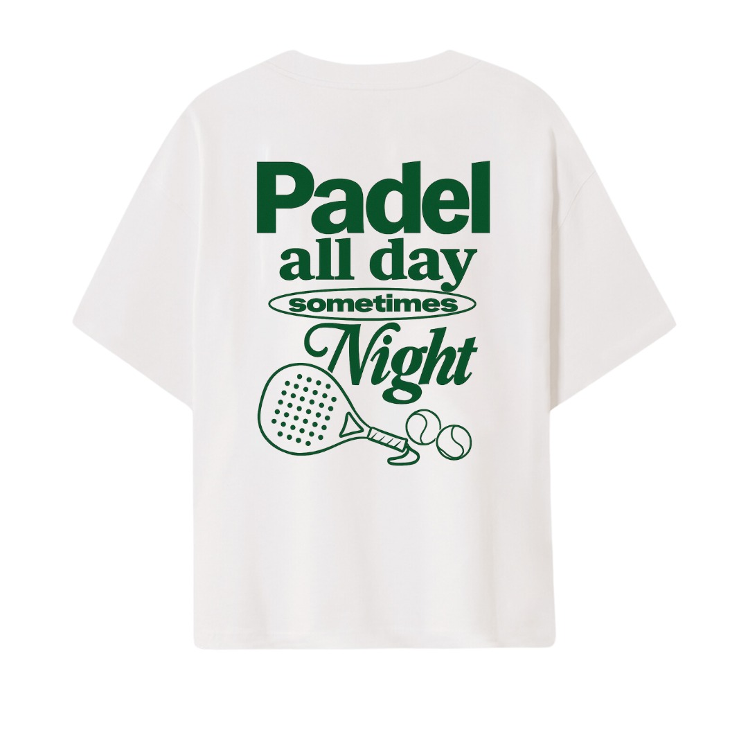 Oversize T-Shirt "Padel Night"