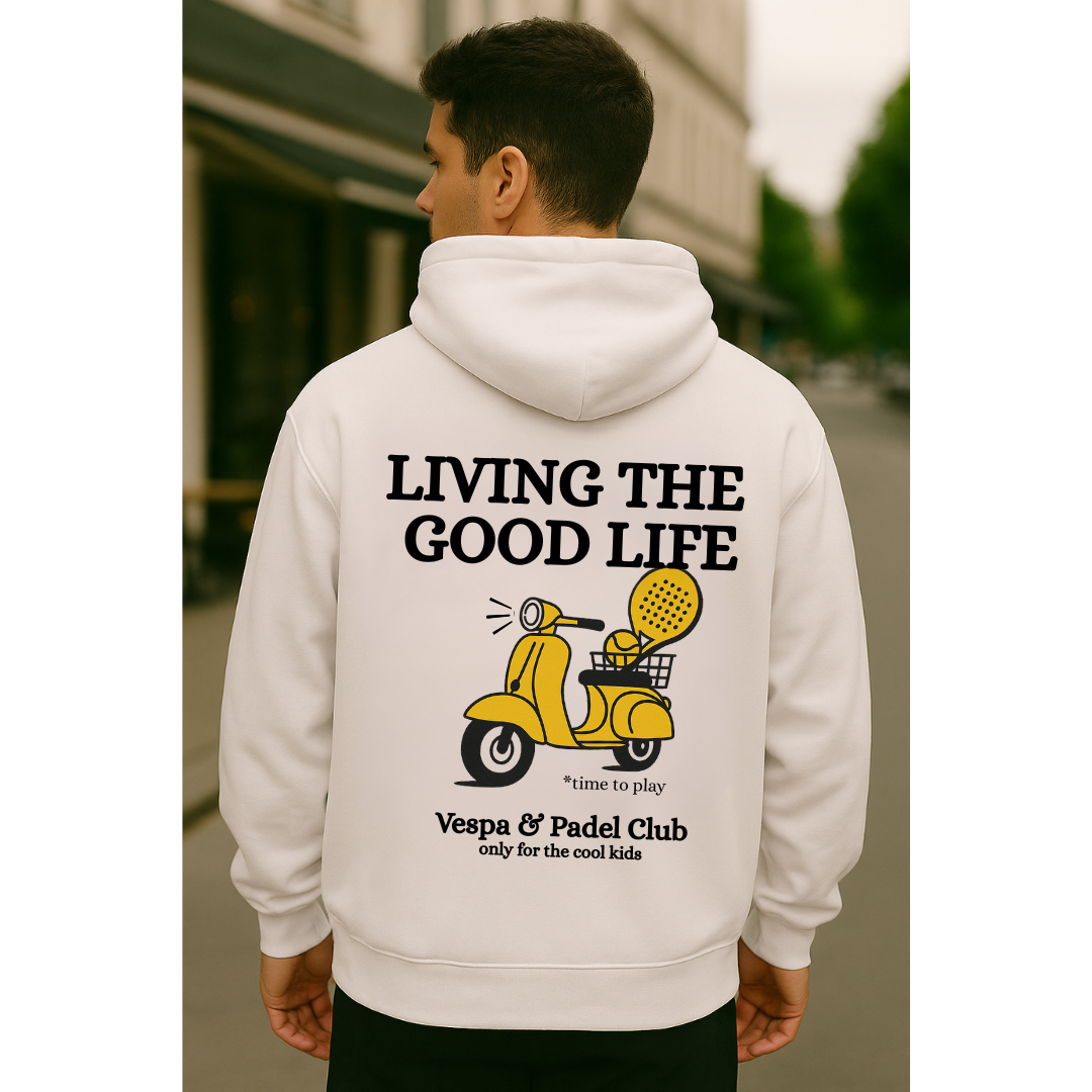 Oversize Hoodie "Vespa & Padel Club"