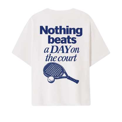 Oversize T-Shirt "Nothing beats on Court"