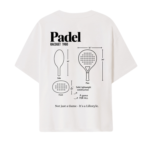 Oversize T-Shirt "Padel Construction"