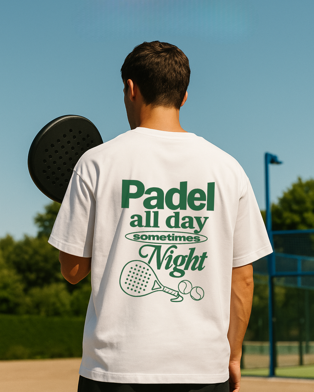 Oversize T-Shirt "Padel Night"