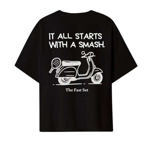 Premium Oversize T-Shirt - EXCLUSIVE "FAST SET PADEL SMASH" EDITION