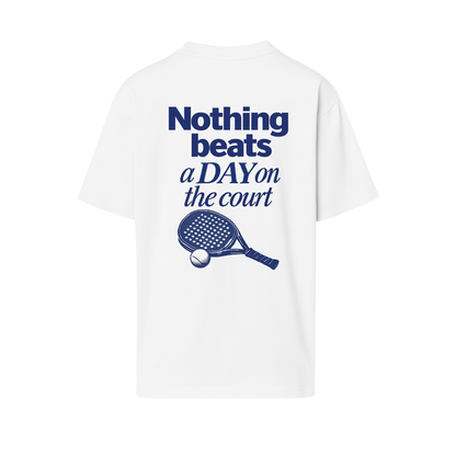 Oversize T-Shirt "Nothing beats me on Court"
