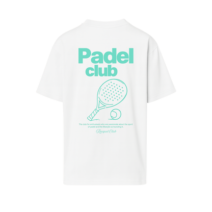 Oversize T-Shirt "Padel Club" - White
