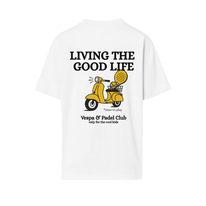 Oversized T-shirt "Vespa &amp; Padel Club"