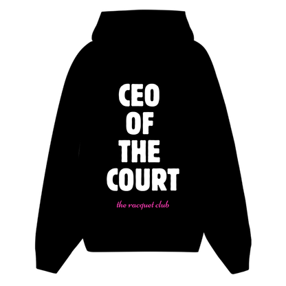 Hoodie für Damen aus Baumwolle "CEO of the Court"