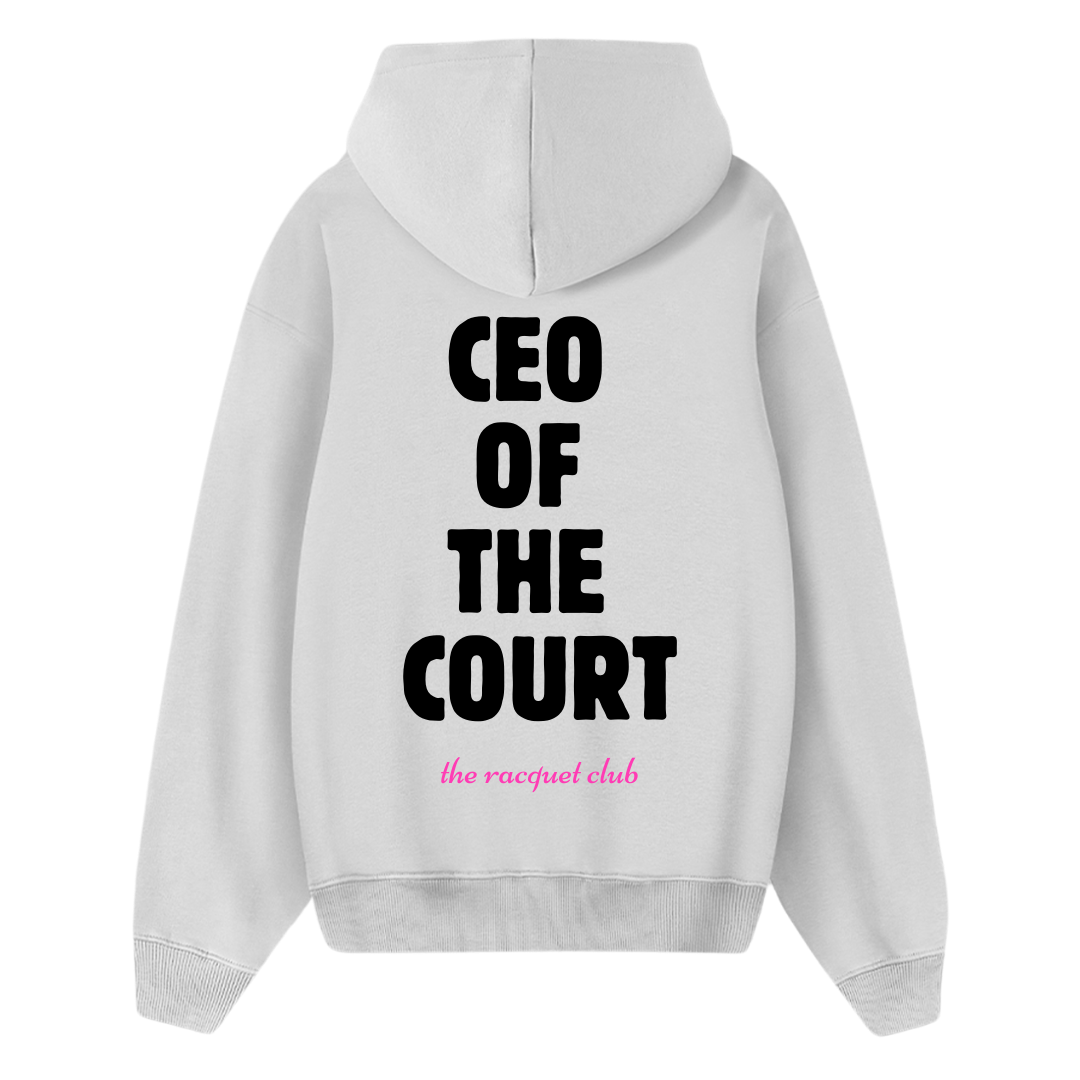 Hoodie für Damen aus Baumwolle "CEO of the Court"