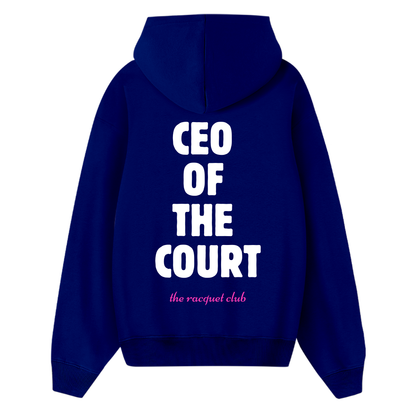 Hoodie für Damen aus Baumwolle "CEO of the Court"