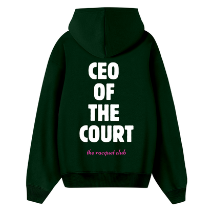 Hoodie für Damen aus Baumwolle "CEO of the Court"